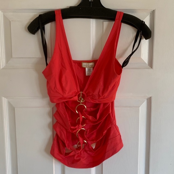 NWOT worn once perfect condition BABY PHAT CUT-OUT TOP, Xs-Small - Picture 1 of 4